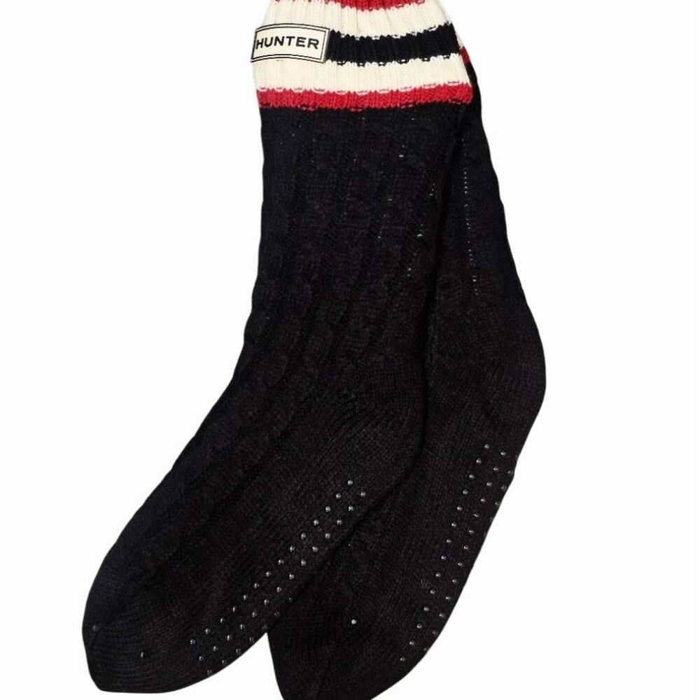 Hunter Cable Knit Slipper Socks